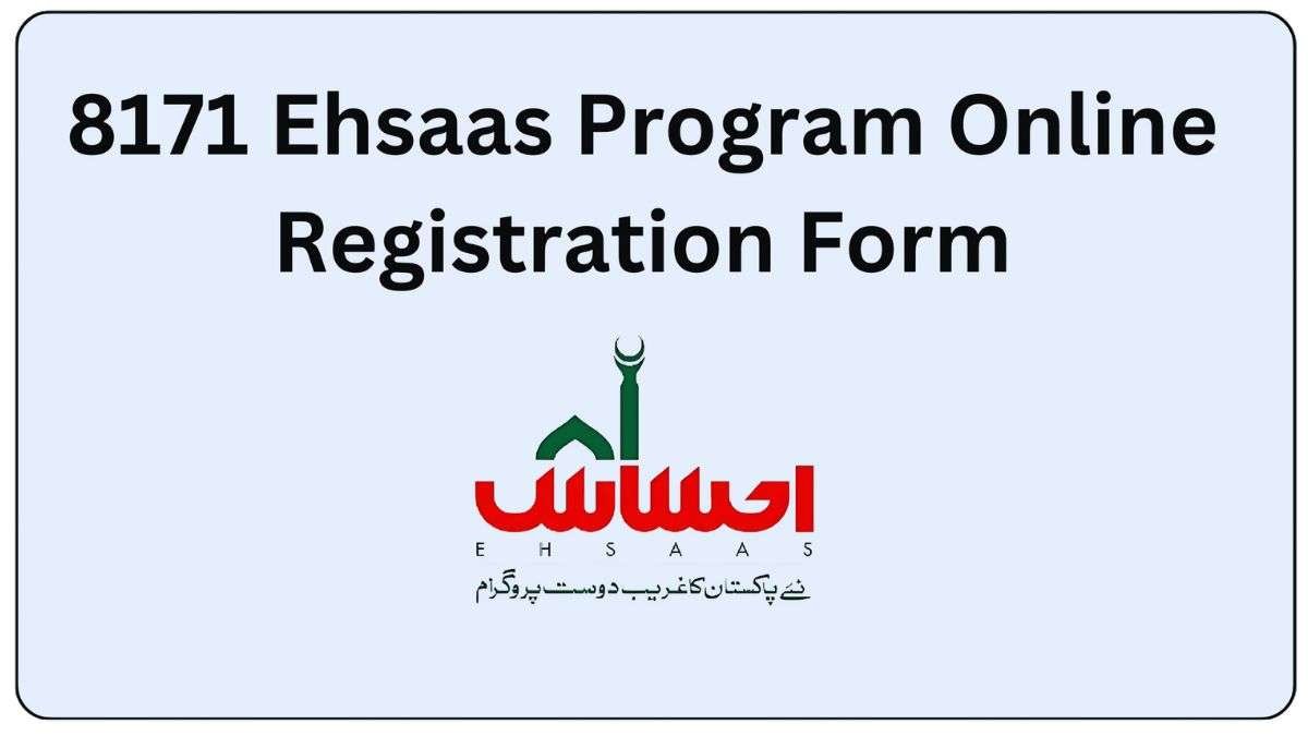 Check 8170 Ehsaas Program Eligibility & Register Online New Method 2024 (CNIC Required)